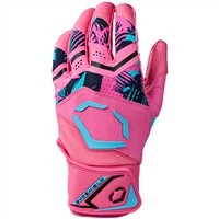 Evoshield Adult Limited Edition X-SRZ Miami Vice Carbyne Batting Gloves, Black/Pink