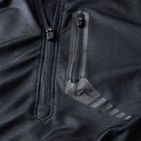 Rawlings Men's Gold Collection 1/4 Zip Short Sleeve Cage Jacket, Black