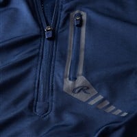 Rawlings Men's Gold Collection 1/4 Zip Short Sleeve Cage Jacket, Navy