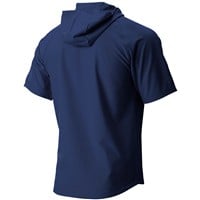 Rawlings Men's Colorsync Short Sleeve Hooded Jacket, Navy