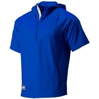 Rawlings Men's Colorsync Short Sleeve Hooded Jacket, Royal