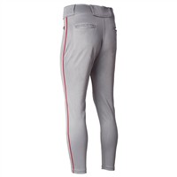 Rawlings Men's Launch Piped Jogger Pants, Blue Grey/Scarlet