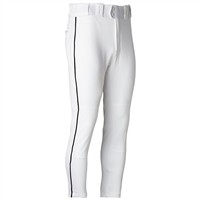 Rawlings Men's Launch Piped Jogger Pants, White/Black