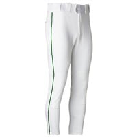 Rawlings Men's Launch Piped Jogger Pants, White/Dark Green