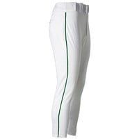 Rawlings Men's Launch Piped Jogger Pants, White/Dark Green