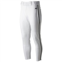Rawlings Men's Launch Piped Jogger Pants, White/Black