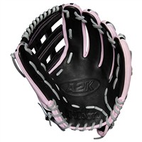 Wilson A2K Spin Control DW5 12in Baseball Glove, Black/Grey