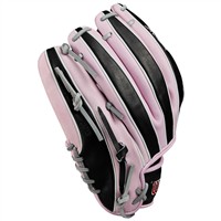 Wilson A2K Spin Control DW5 12in Baseball Glove, Black/Grey