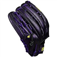 Wilson A2K SuperSkin Brenton Doyle Game Model 1799 12.75in Baseball Glove, Black/Purple