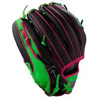 Wilson A2000 SuperSkin 1786 11.5in Baseball Glove, Black/Light Green