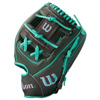 Wilson A2000 1975 11.75in Baseball Glove, Charcoal/Red