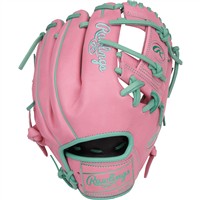 Rawlings Limited Edition HOH Vibrant Series 11.5in Baseball Glove (PROR204-2PPM), Pink/Green