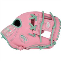 Rawlings Limited Edition HOH Vibrant Series 11.5in Baseball Glove (PROR204-2PPM), Pink/Green