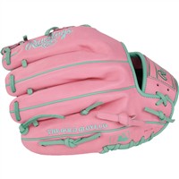 Rawlings Limited Edition HOH Vibrant Series 11.5in Baseball Glove (PROR204-2PPM), Pink/Green