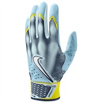 NIKE Limited Edition Acuna Alpha Varsity Batting Gloves, Blue/White