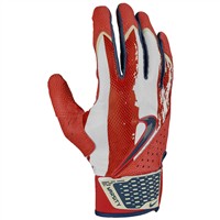 NIKE Limited Edition Energy Alpha Varsity Batting Gloves, Blue/Red