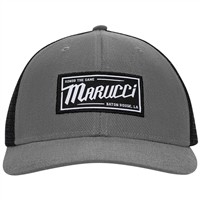 Marucci Wood Shed Trucker Baseball Hat, Grey/Black