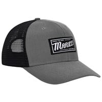 Marucci Wood Shed Trucker Baseball Hat, Grey/Black