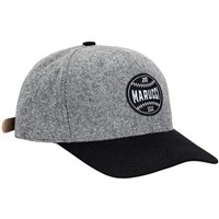 Marucci Clubhouse Flatbill Baseball Hat, Grey/Black
