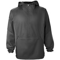 Evoshield Men's Anorak 1/2 Zip Baseball Jacket, Black