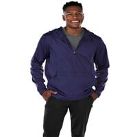 Evoshield Men's Anorak 1/2 Zip Baseball Jacket, Navy
