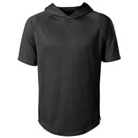 Evoshield Men's LTWGT Short Sleeve Training 2.0 Baseball Hoodie, Black
