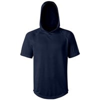 Evoshield Men's LTWGT Short Sleeve Training 2.0 Baseball Hoodie, Navy