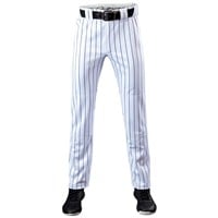 Evoshield Men's Salute Pinstripe Open Bottom Baseball Pants, White/Navy