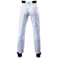 Evoshield Men's Salute Pinstripe Open Bottom Baseball Pants, White/Navy