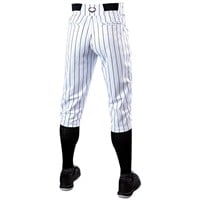 Evoshield Men's Salute Pinstripe Knicker Baseball Pants, White/Black