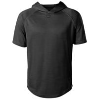 Evoshield Youth LTWGT Short Sleeve Training 2.0 Baseball Hoodie, Grey