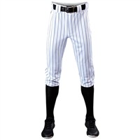 Evoshield Youth Salute Pinstripe Knicker Baseball Pants, White/Navy