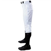 Evoshield Youth Salute Pinstripe Knicker Baseball Pants, White/Navy