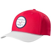 Evoshield USA Rope Snapback Hat, Red/White