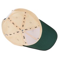 Victus Switch Hitter Snapback Baseball Hat, Black/Brown
