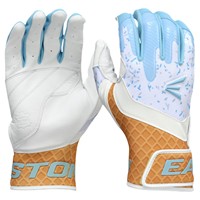 Easton Youth Limited Edition Walk-Off Ethos Sugar Rush Batting Gloves, Blue/Pink