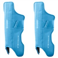 Evoshield Intermediate Fastpitch PRO SRZ 2.0 Lower Leg Guards, Light Blue