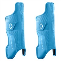 Evoshield Intermediate Fastpitch PRO SRZ 2.0 Lower Leg Guards, Light Blue