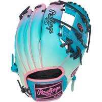 Rawlings LE Heart of the Hide Fun Burst 11.5in Baseball Glove (PROR204 2TESS), Teal/Black