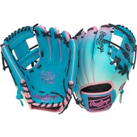 Rawlings LE Heart of the Hide Fun Burst 11.5in Baseball Glove (PROR204 2TESS), Teal/Black