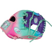 Rawlings LE Heart of the Hide Fun Burst 11.5in Baseball Glove (PROR204 2PUP), Purple/Pink