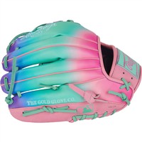 Rawlings LE Heart of the Hide Fun Burst 11.5in Baseball Glove (PROR204 2PUP), Purple/Pink