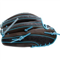 Marucci Limited Edition Nightshift Stallion 11.5in Baseball Glove (MFGNTSHFT-0302), Black/Blue
