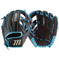 Marucci Limited Edition Nightshift Stallion 11.5in Baseball Glove (MFGNTSHFT-0302), Black/Blue