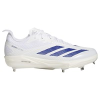 adidas Mens Adizero Electric 2.0 Metal Baseball Cleats, White/Royal