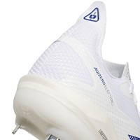 adidas Mens Adizero Electric 2.0 Metal Baseball Cleats, White/Royal