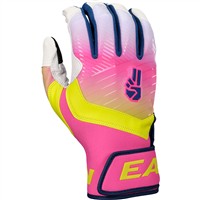 Easton Youth Limited Edition Walk Off Ethos The Dub Batting Gloves, White/Pink