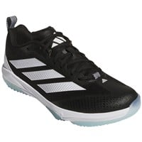 adidas Mens Adizero Impact 2.0 Baseball Turf Shoe, Black/White