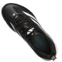 adidas Mens Adizero Impact 2.0 Baseball Turf Shoe, Black/White