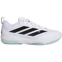 adidas Mens Adizero Impact 2.0 Baseball Turf Shoe, White/Black